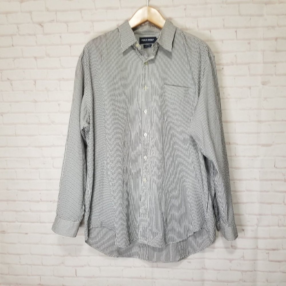 Polo Golf Ralph Lauren Shirt Adult Extra Large Black Button Up Long Sleeve Men